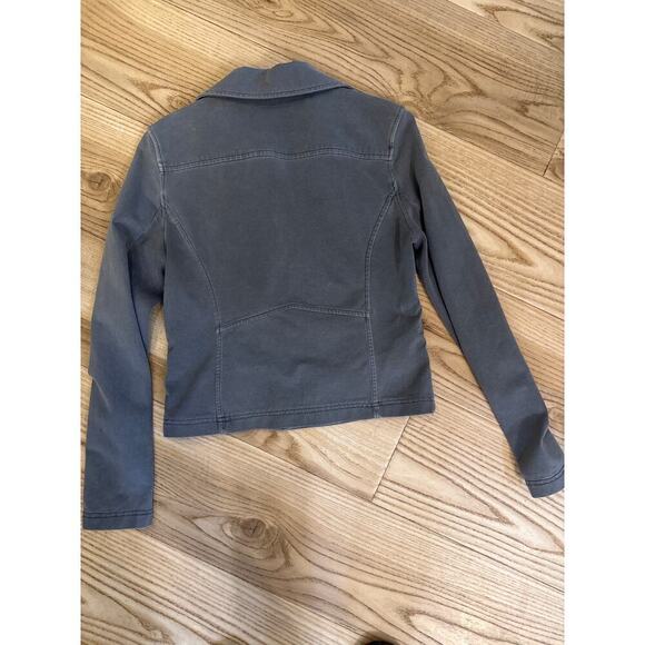 Marrakech Jacket Moto Jacket Gray From Anthropologie Womens XSmall - Picture 6 of 7